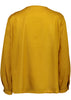 Back view, roomy long sleeve 100% cotton top V-neck top Citizen Women